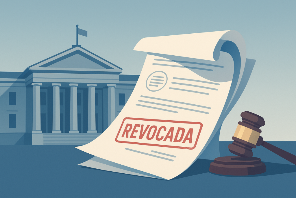 Se deja sin efecto el decreto 430/25